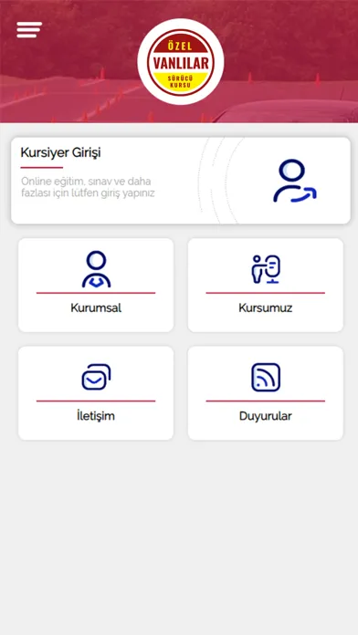 Özel Vanlılar Sürücü Kursu应用截图