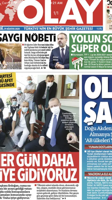 Tangkapan layar Olay E-Gazete