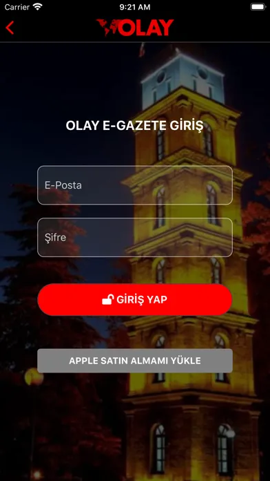 Tangkapan layar Olay E-Gazete