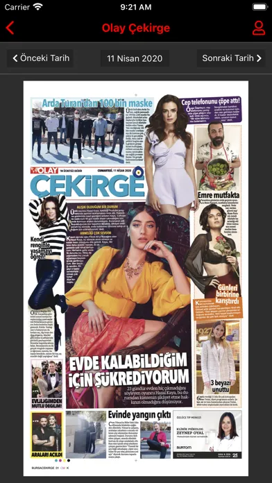 Tangkapan layar Olay E-Gazete