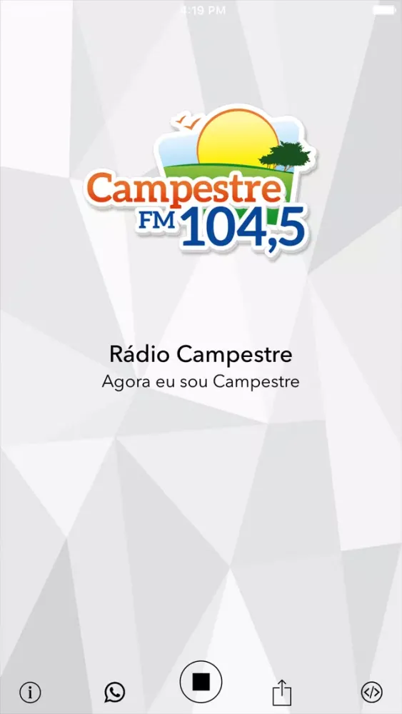 Screenshot di Rádio Campestre FM 104,5