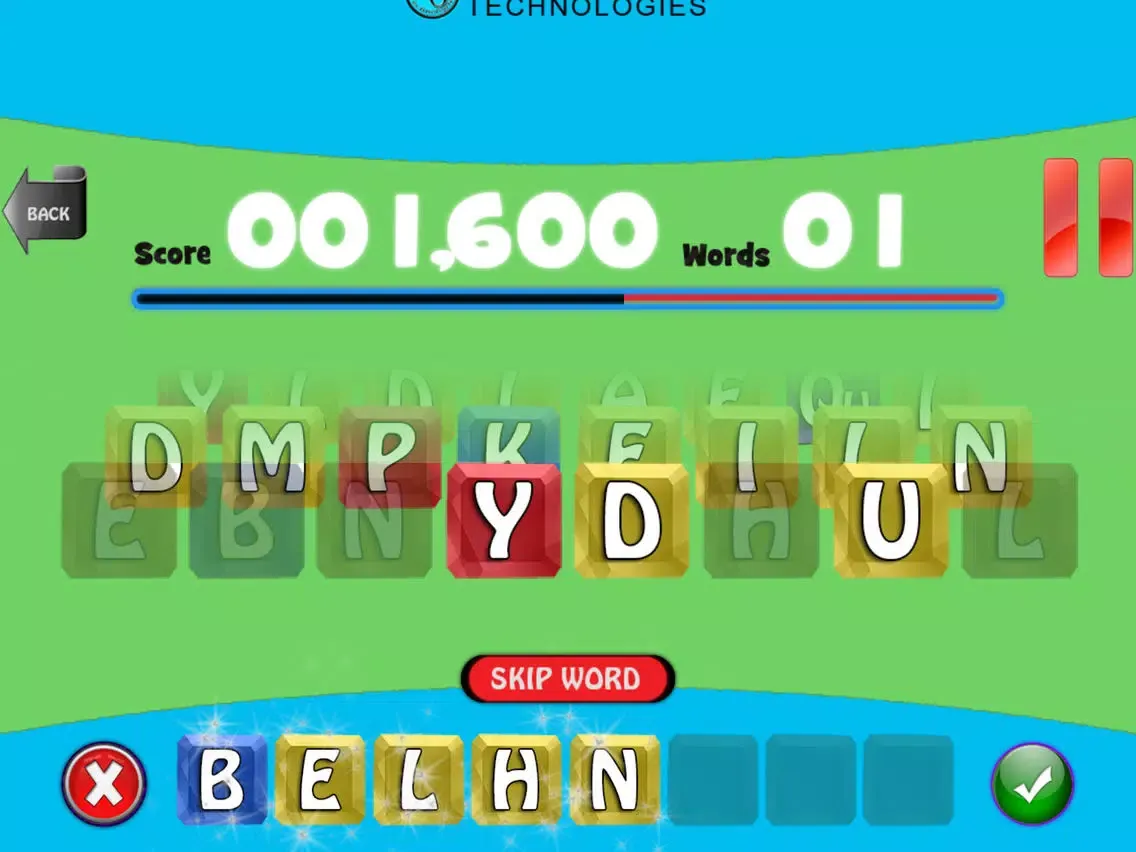 Zrzuty ekranu Word Bust iPad 