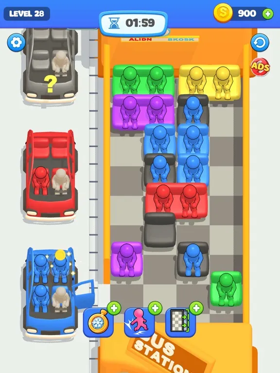 Go Away - Bus Seat Game 3D iPad  Screenshots