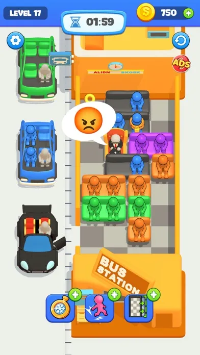 Go Away - Bus Seat Game 3D Screenshots