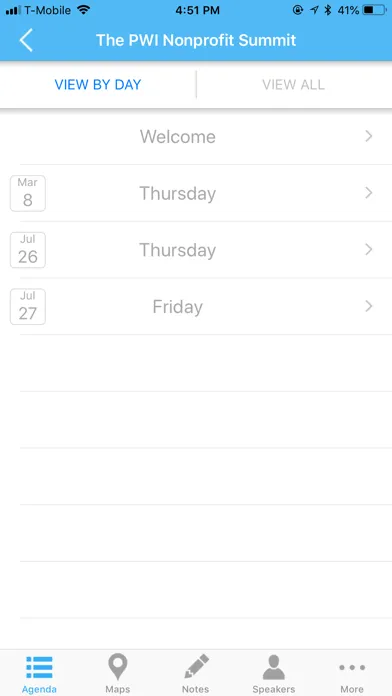 Capturas de pantalla de PWI Convene