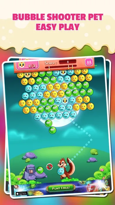 Bubble Games Pet Ball Shooter Wars Free : The Shooting Puzzle Game应用截图