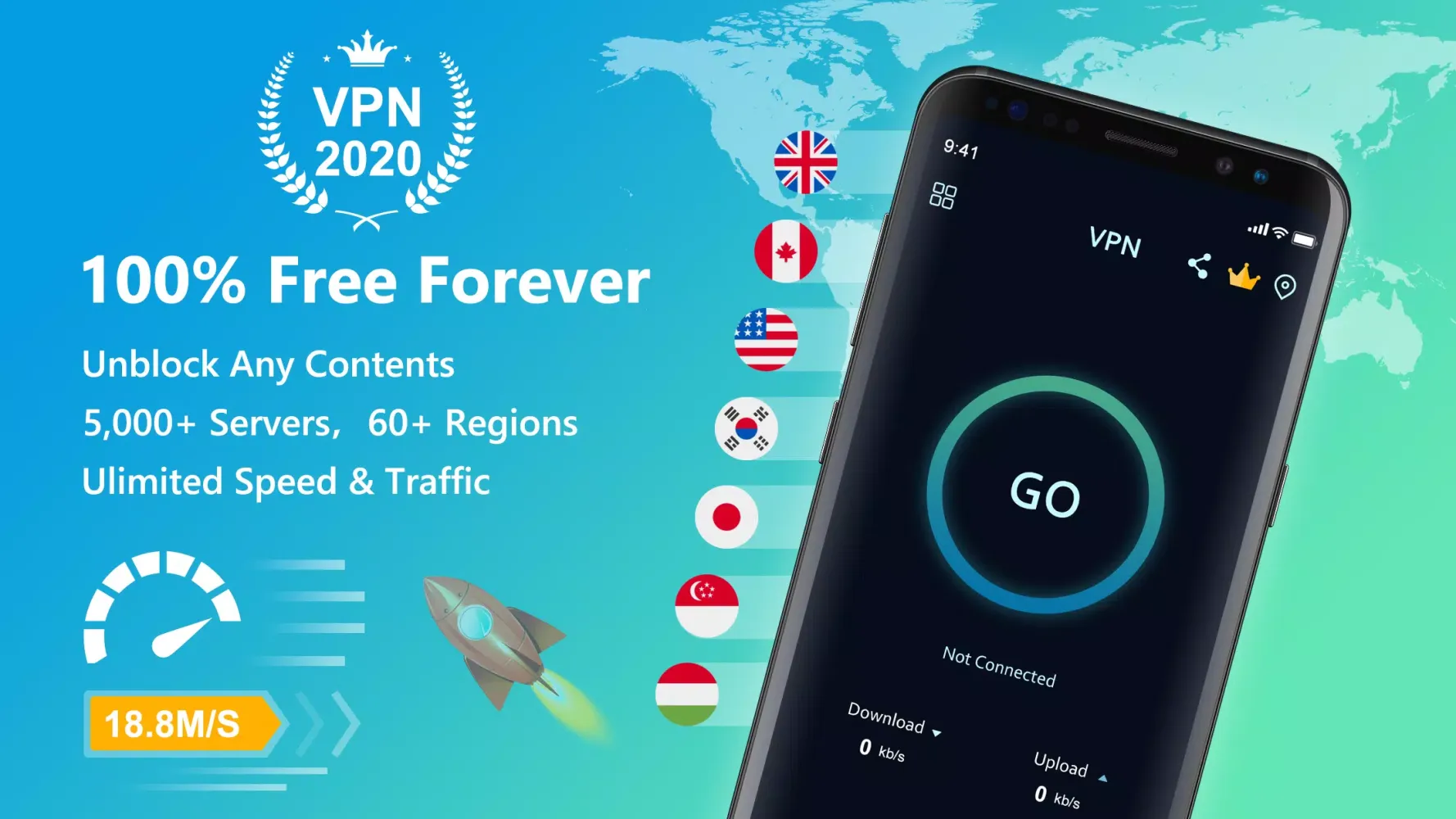 Capturas de pantalla de Free VPN Super™ -Fast & Secure