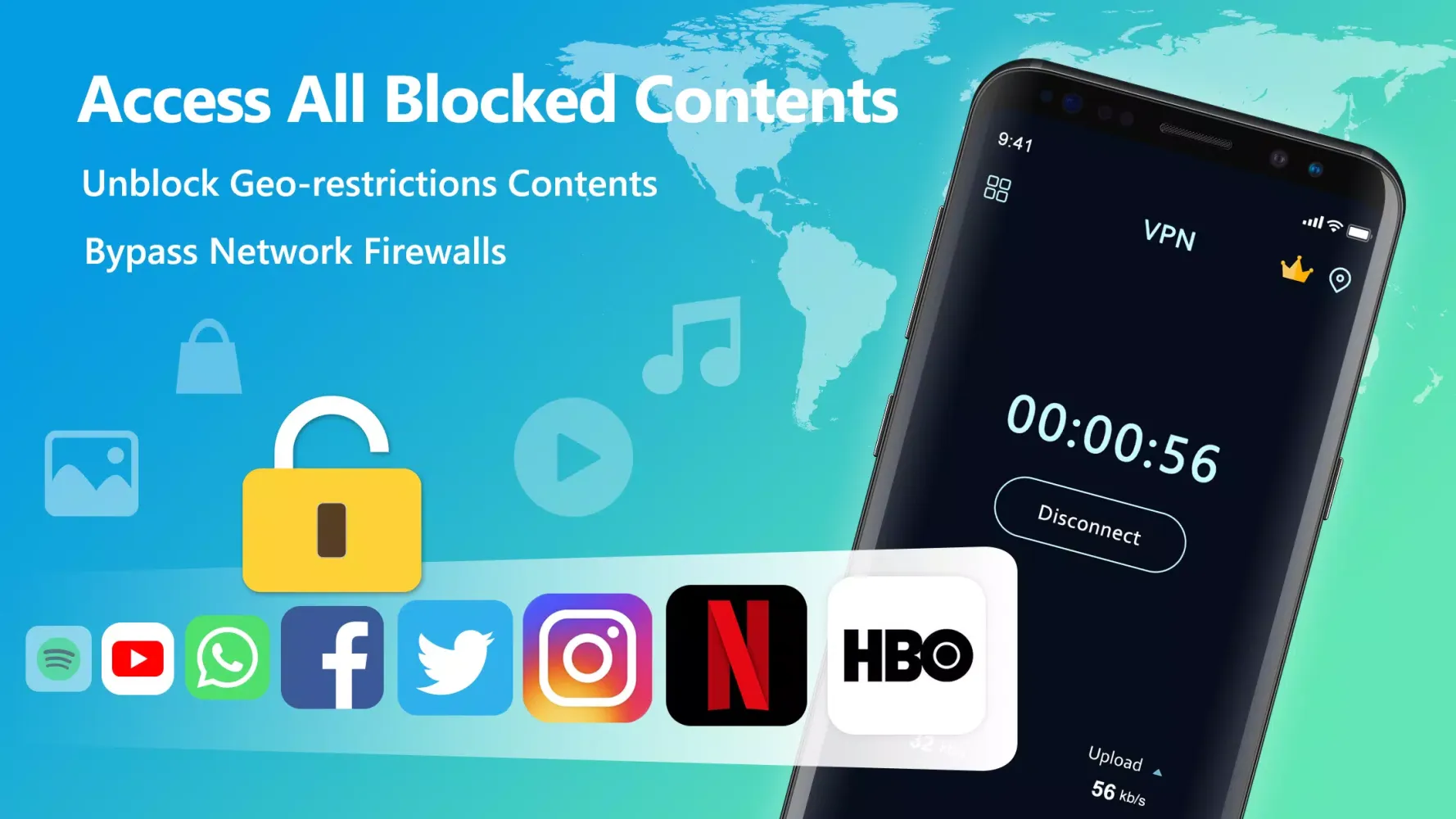 Capturas de pantalla de Free VPN Super™ -Fast & Secure