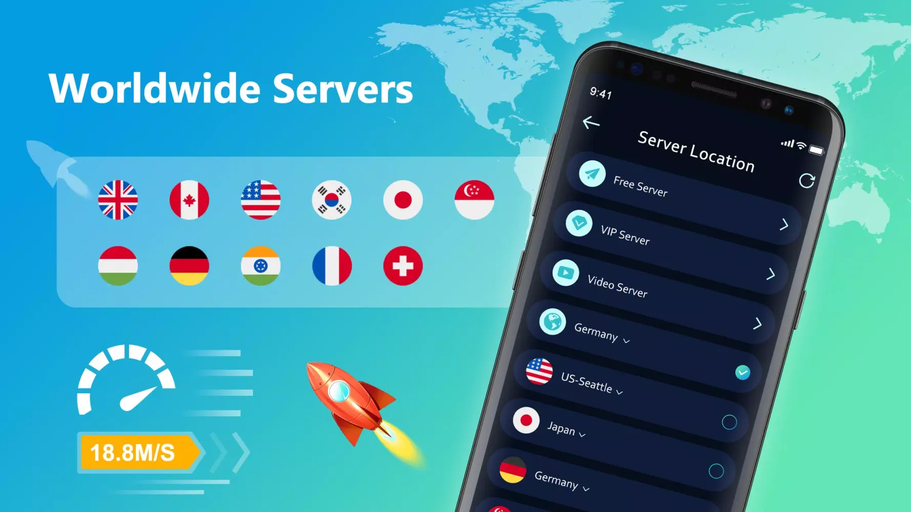 Capturas de pantalla de Free VPN Super™ -Fast & Secure