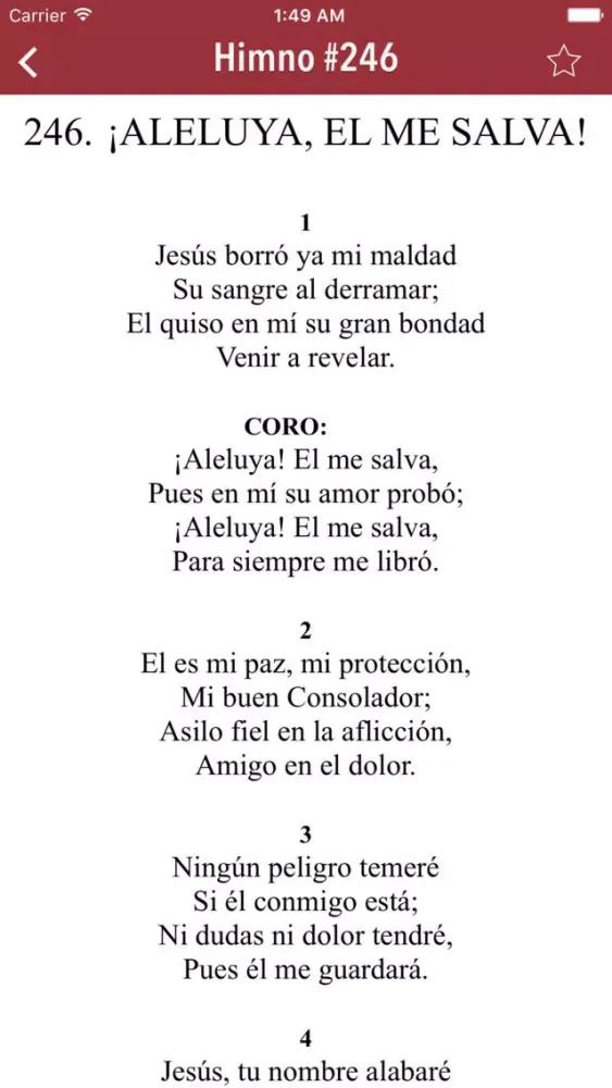 Ảnh chụp màn hình của Himnos de Gloria y Triunfo
