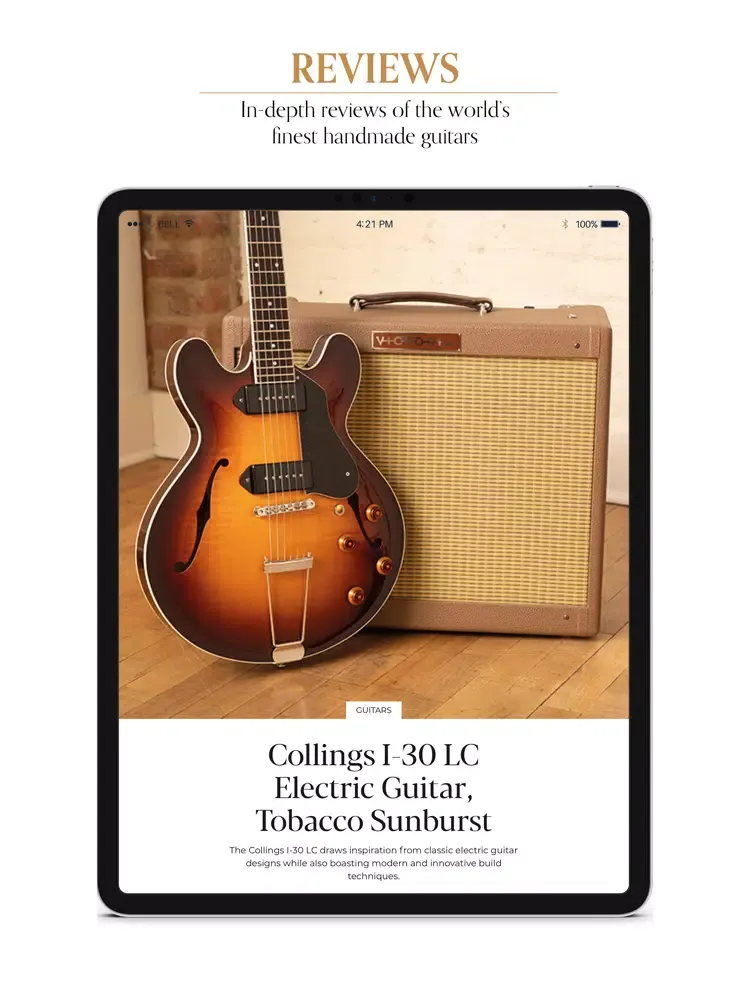 Tangkapan layar TNAG Connoisseur iPad 