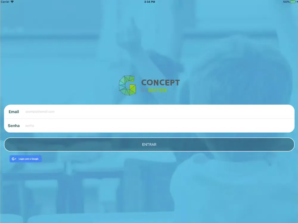 Ảnh chụp màn hình của Concept by Guten iPad 