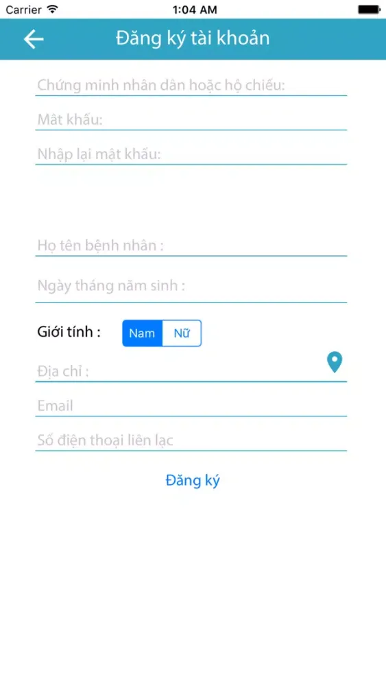 Tangkapan skrin LinkCare Bệnh Nhân