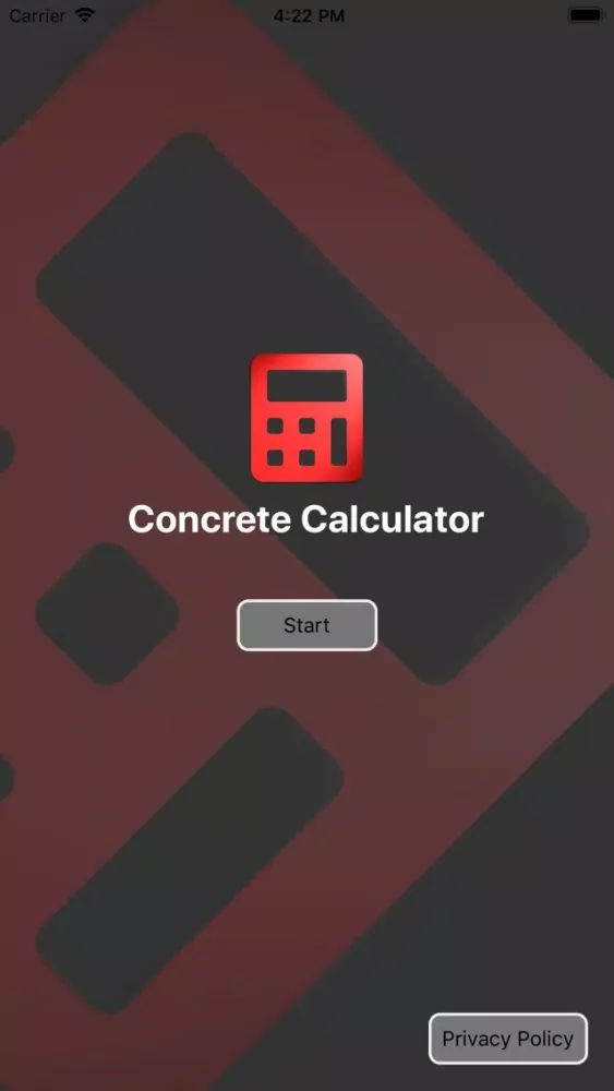 Concrete Calculator應用截圖
