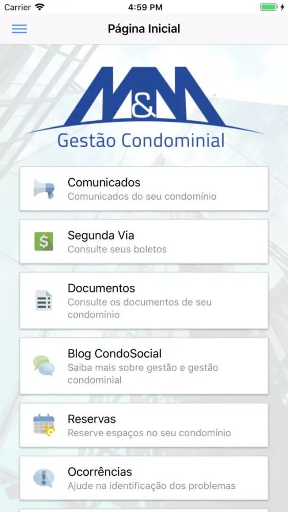 M&M CondoSocial 스크린샷