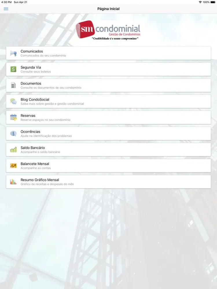SM CondoSocial iPad 应用截图