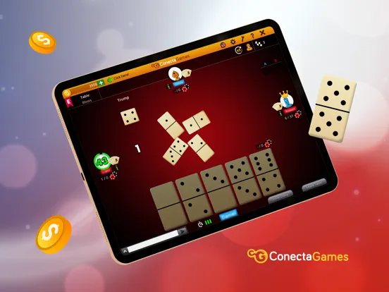 Domino Texas 42 iPad  स्क्रीनशॉट