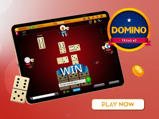 Domino Texas 42 iPad  स्क्रीनशॉट