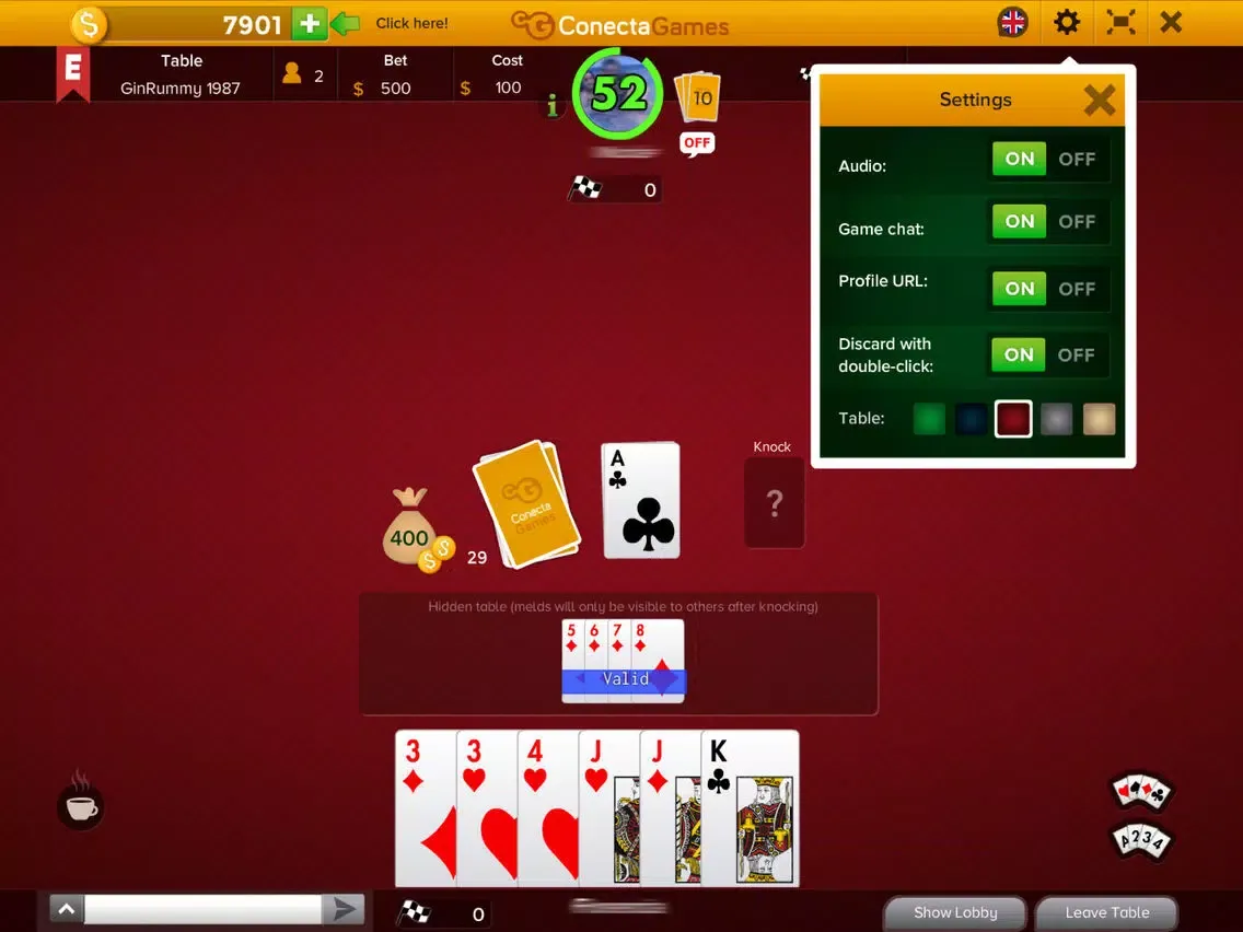 Gin Rummy by ConectaGames iPad 应用截图