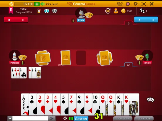 Скриншоты Canasta Hand And Foot iPad 