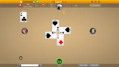 Tangkapan skrin King of Hearts by ConectaGames