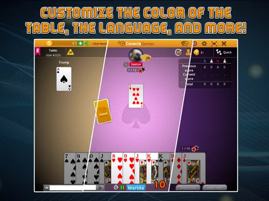 Captures d'écran de Spades by ConectaGames iPad 