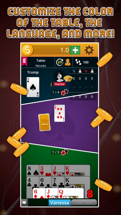 Captures d'écran de Spades by ConectaGames
