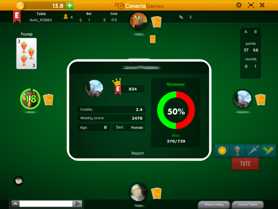 Tute by ConectaGames iPad  Ekran Görüntüleri