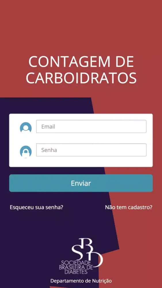 Tangkapan layar Contagem de carboidratos