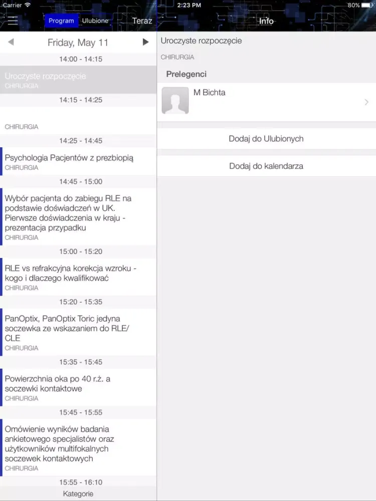 Captures d'écran de AIM2018 iPad 