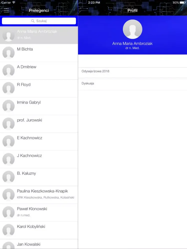 Captures d'écran de AIM2018 iPad 