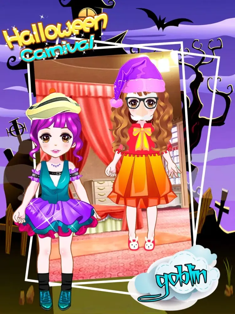 Halloween Carnival － Makeover Game for girls iPad 應用截圖
