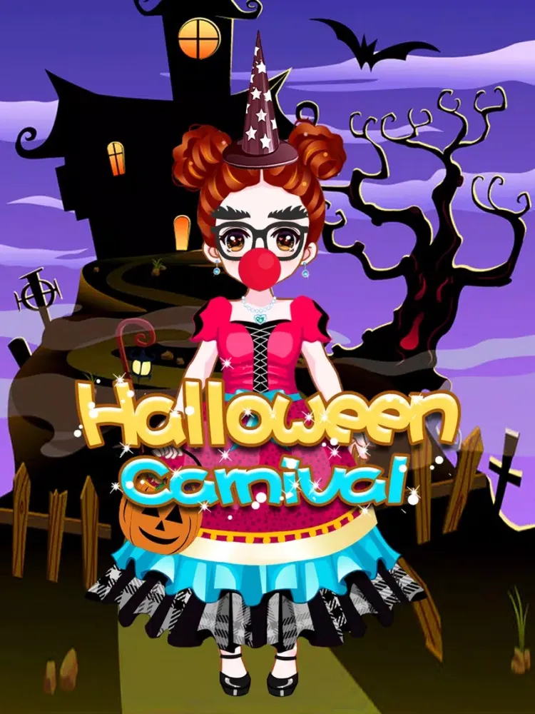 Halloween Carnival － Makeover Game for girls iPad 應用截圖