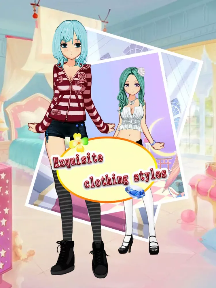 Makeover fashion princess - Dressup game for girls iPad  Screenshots