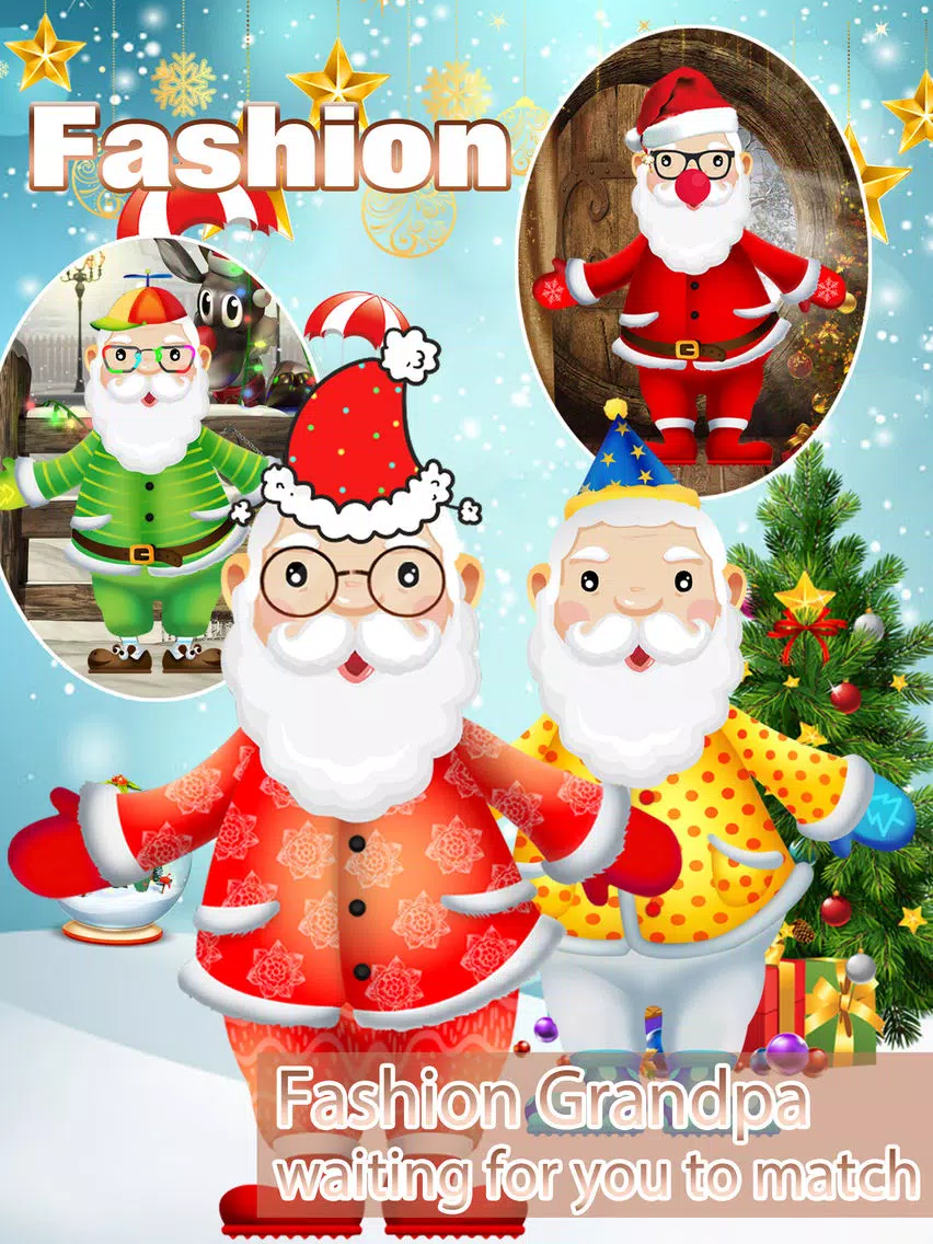 Tangkapan skrin Makeover Santa - Makeup game for kids iPad 