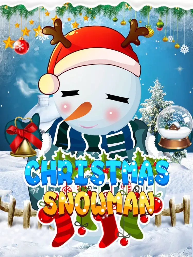 Ảnh chụp màn hình của Lovely Snowman's Decoration - Fun game for kids iPad 
