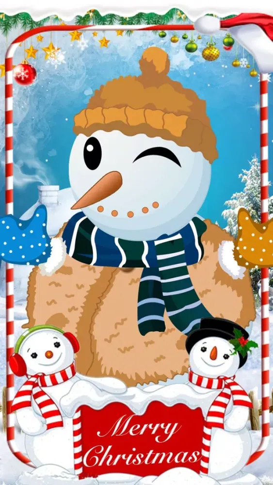 Ảnh chụp màn hình của Lovely Snowman's Decoration - Fun game for kids