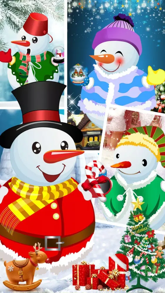 Ảnh chụp màn hình của Lovely Snowman's Decoration - Fun game for kids