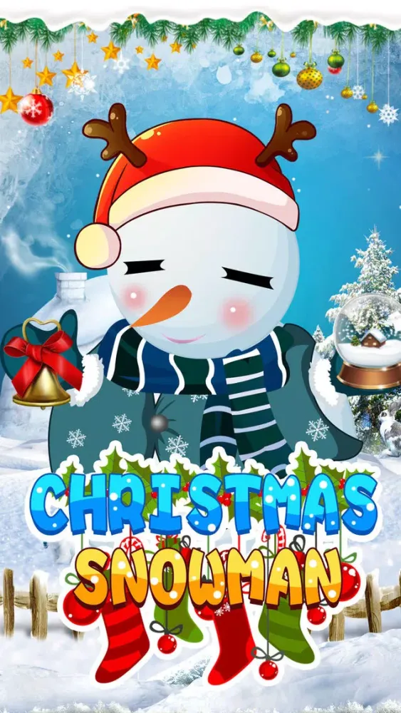 Ảnh chụp màn hình của Lovely Snowman's Decoration - Fun game for kids