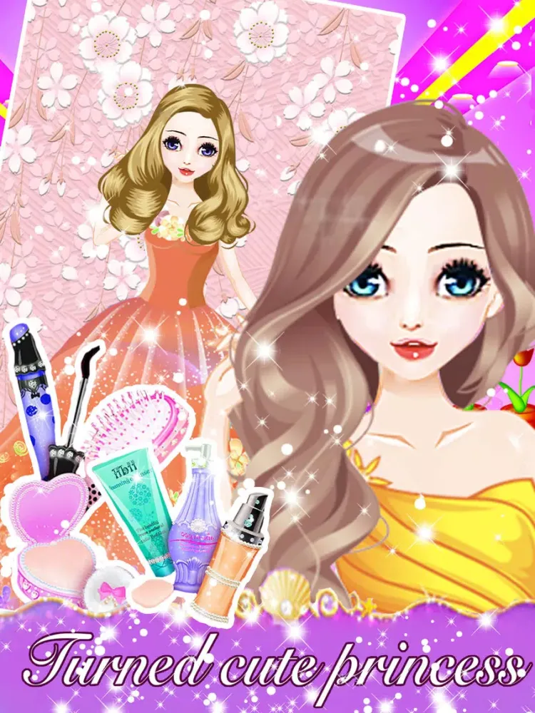 Makeover Royal Princess - salon games iPad 应用截图