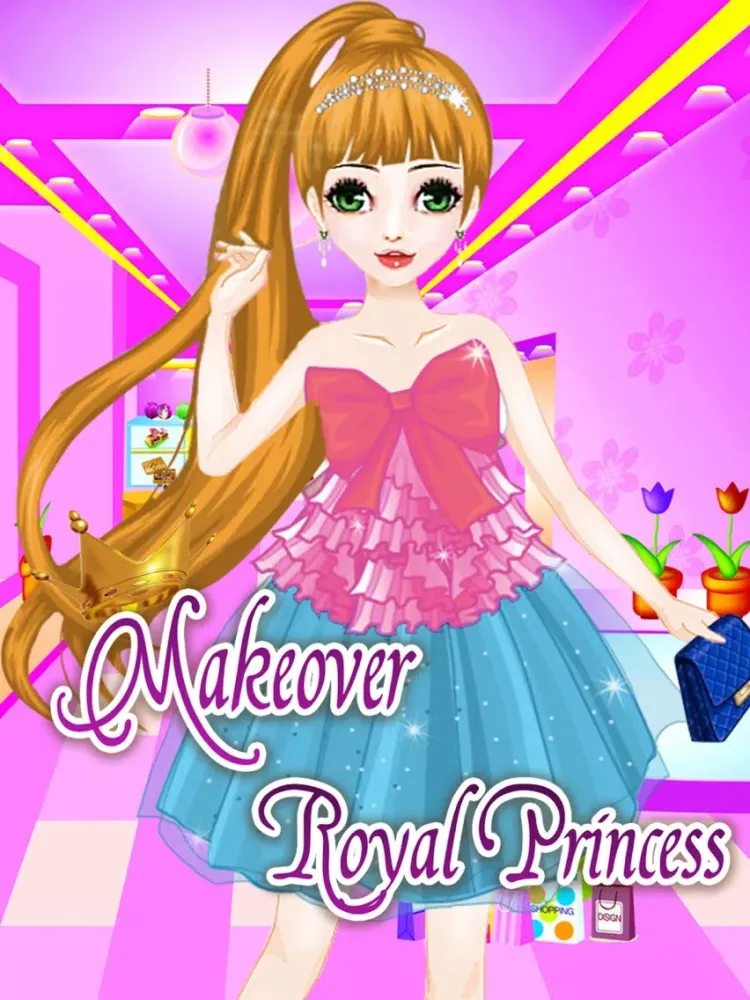 Makeover Royal Princess - salon games iPad 应用截图
