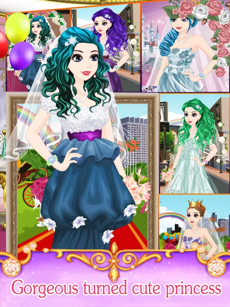 Princess wedding dress - Cute Dress up iPad  Screenshots