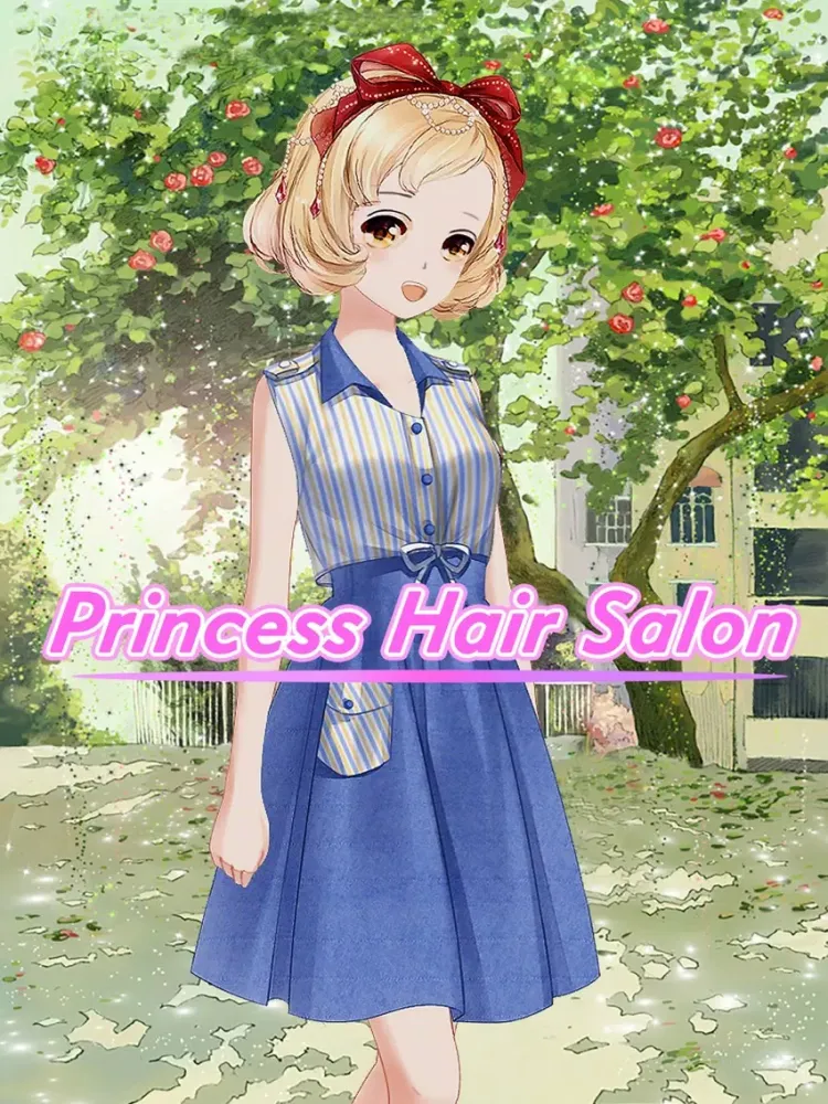 Princess Hair Salon－Beauty girl Dress Up Story iPad  Screenshots