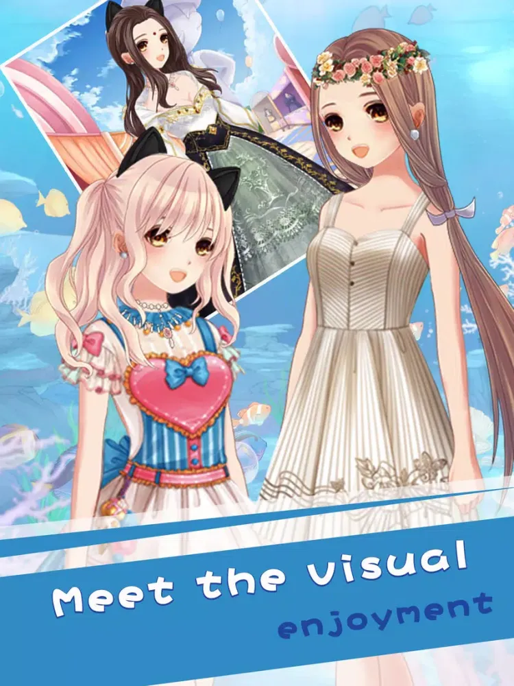 Captures d'écran de Dream Mermaid Princess - Dress up game for girls iPad 