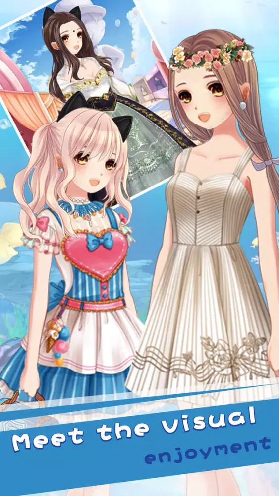 Captures d'écran de Dream Mermaid Princess - Dress up game for girls
