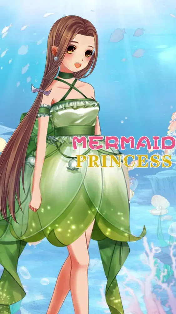 Captures d'écran de Dream Mermaid Princess - Dress up game for girls