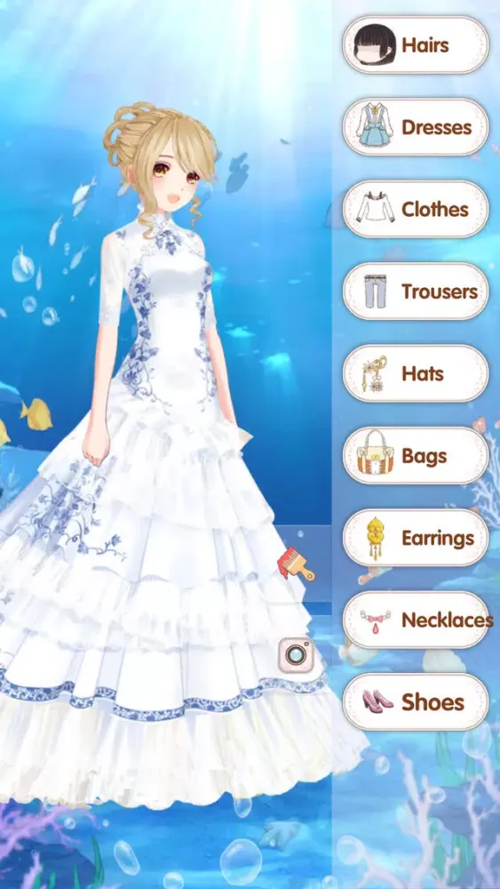 Captures d'écran de Dream Mermaid Princess - Dress up game for girls