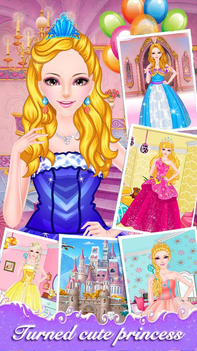 Tangkapan layar Cute Princess - Makeup Plus Girl Games