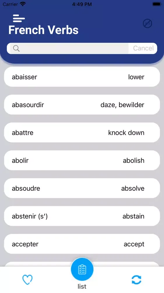 Скриншоты Easy Learn French Babbel