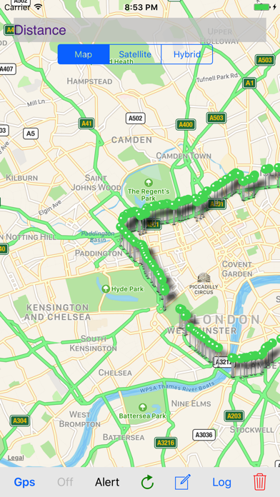 ภาพหน้าจอของ London Congestion Charge Alert